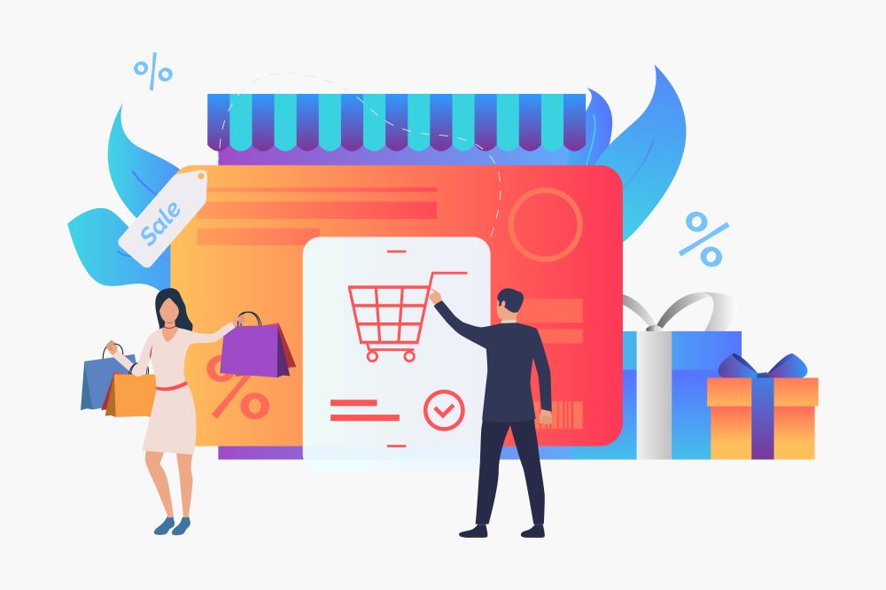 Illustration of eCommerce Checkout by katemangostar on Freepik