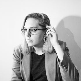 Black and white photo of network connection Greer Mosher